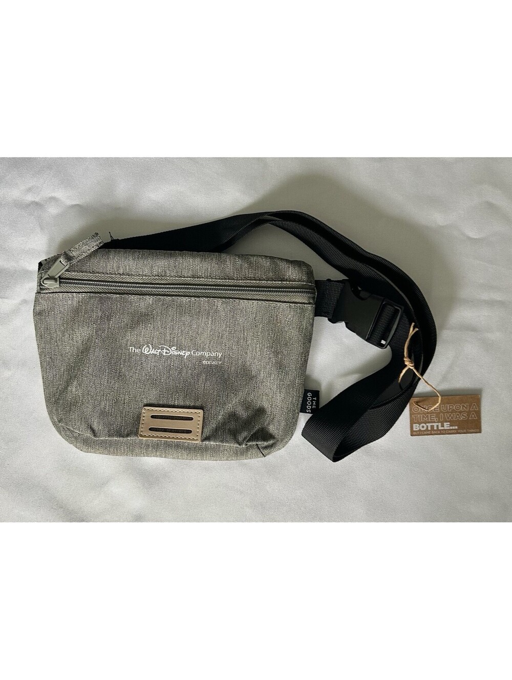 New Walt Disney Company Gray Grey Fanny Pack, Belt BAG Made By Creative Space